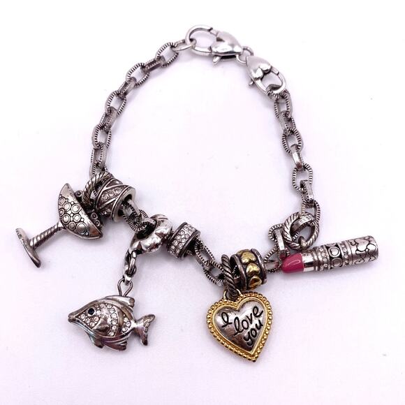 Vintage Brighton Party Charms Bracelet - Picture 2 of 5